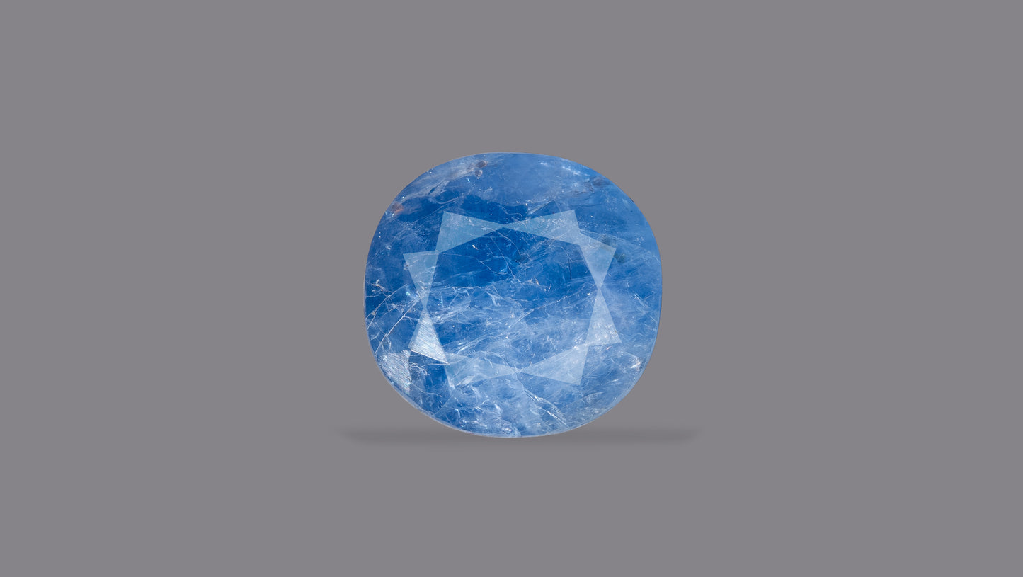 Natural Blue Sapphire (Neelam) 6.49 Carats