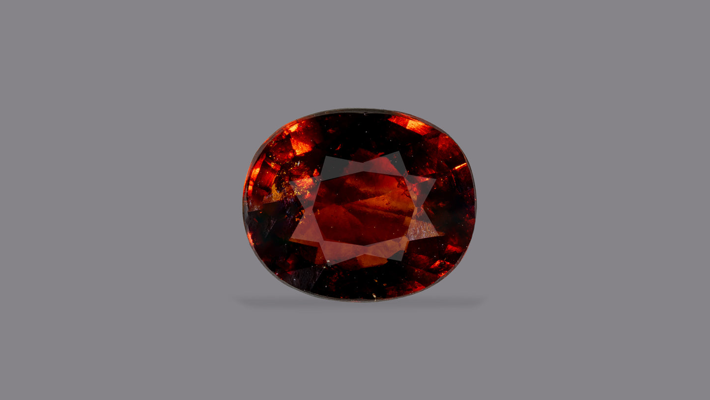 NATURAL HESSONITE (GOMED) 6.64 CARATS