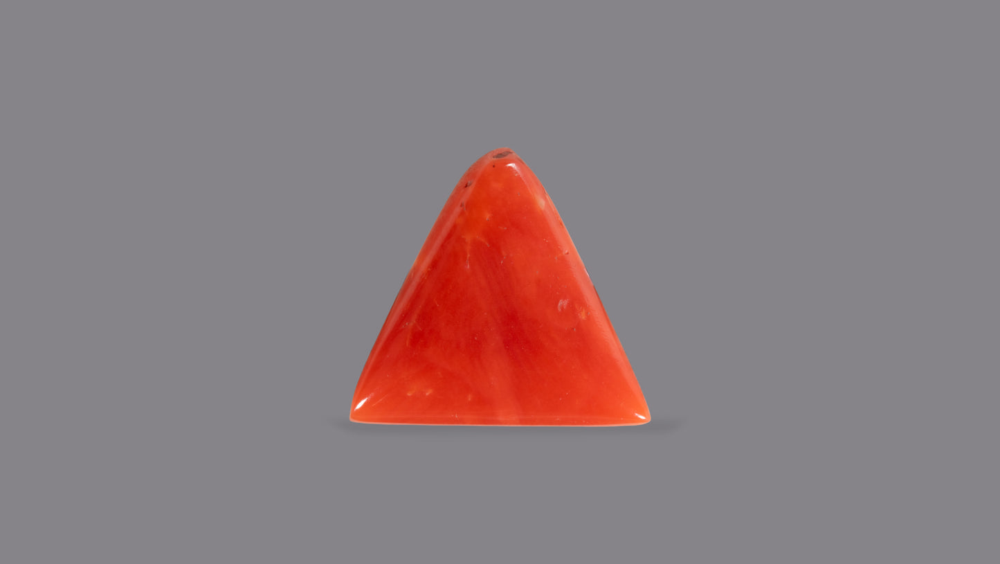 Natural Italian Red Coral (Moonga) 4.95 Carats