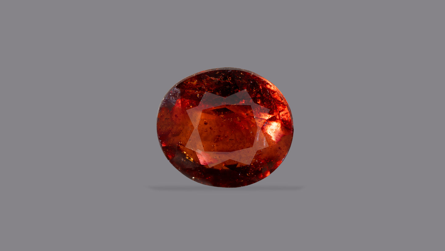 Natural Sri-Lankan Hessonite (Gomed) 6.40 Carats