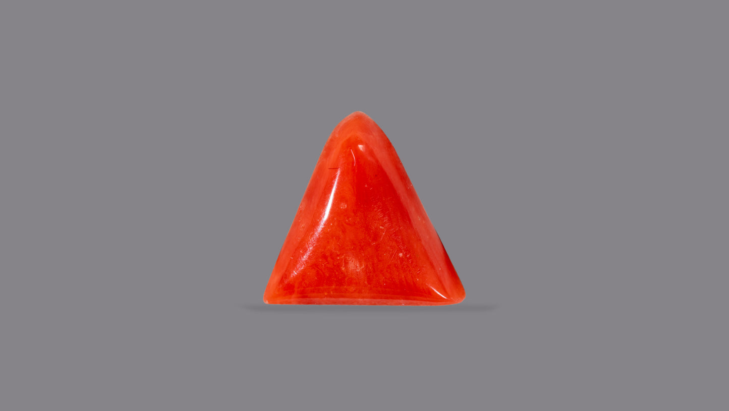 Natural Italian Red Coral (Moonga) 5.24 Carats