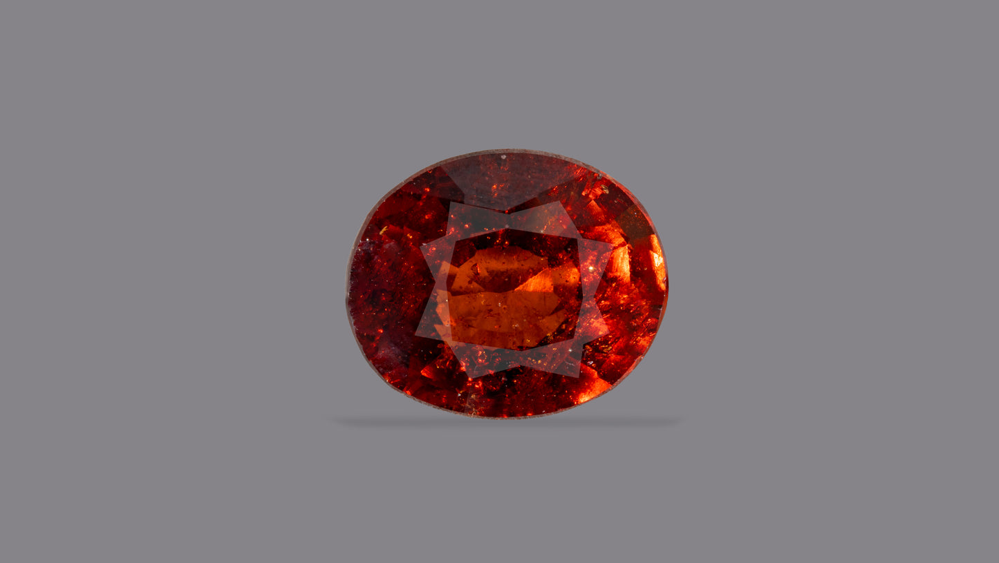 Natural Sri-Lankan Hessonite (Gomed) 5.92 Carats