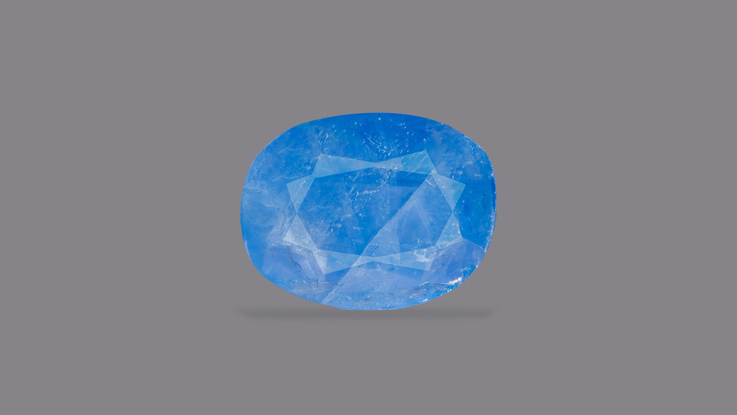 Natural Blue Sapphire (Neelam) 4.36 Carat