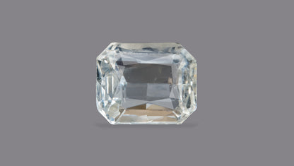 NATURAL WHITE SAPPHIRE 5.98 CARATS