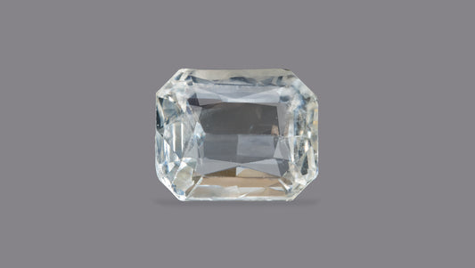 NATURAL WHITE SAPPHIRE 5.98 CARATS