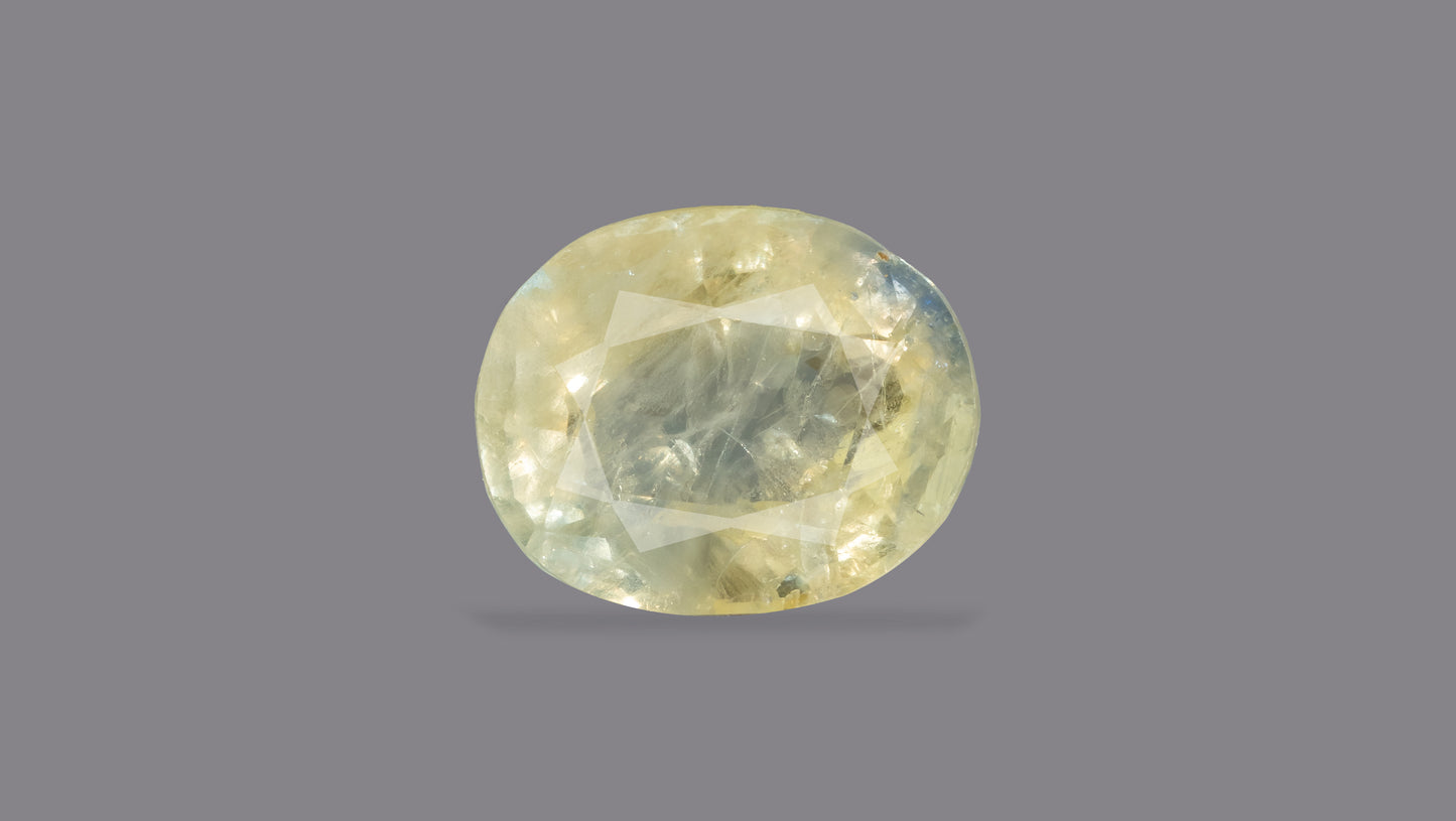 Natural Yellow Sapphire (Pukhraj) 4.68 Carats