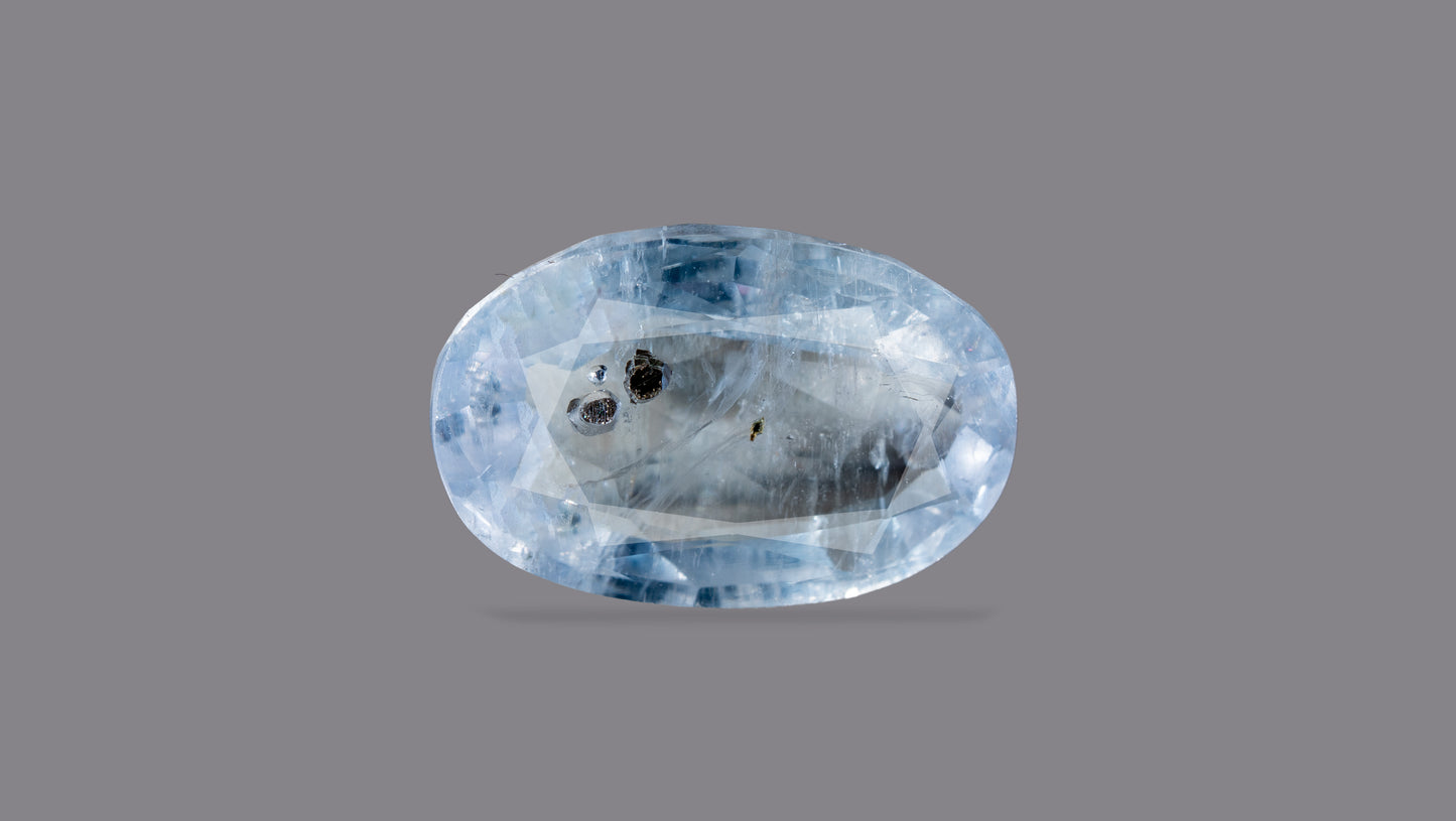 Natural Blue Sapphire (Neelam) 5.60 Carats