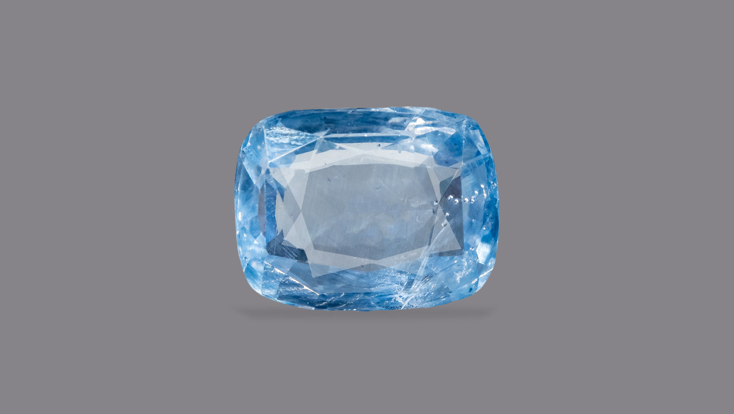 Natural Blue Sapphire (Neelam) 6.78 Carats