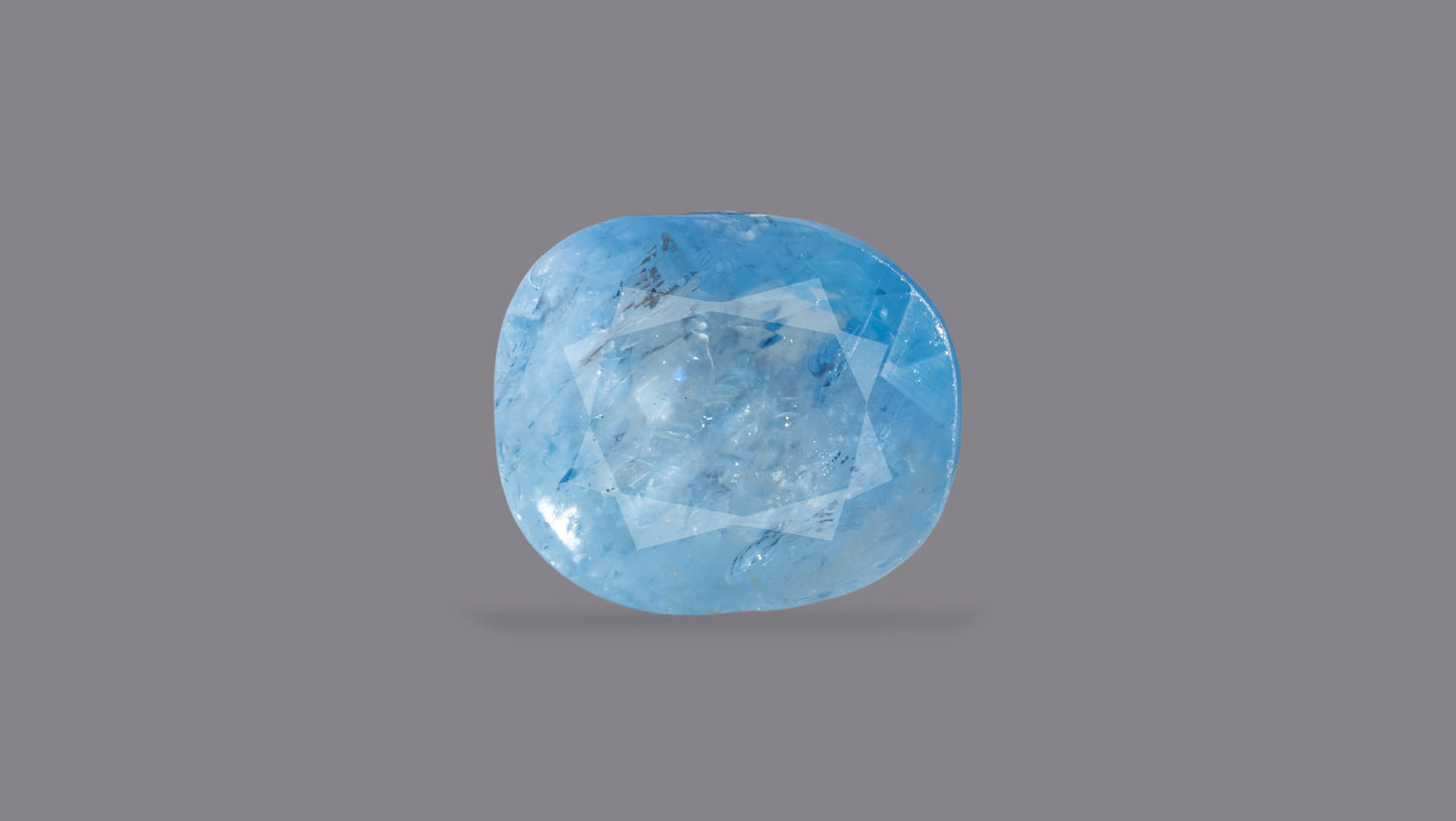 Natural Blue Sapphire (Neelam) 3.88 Carats