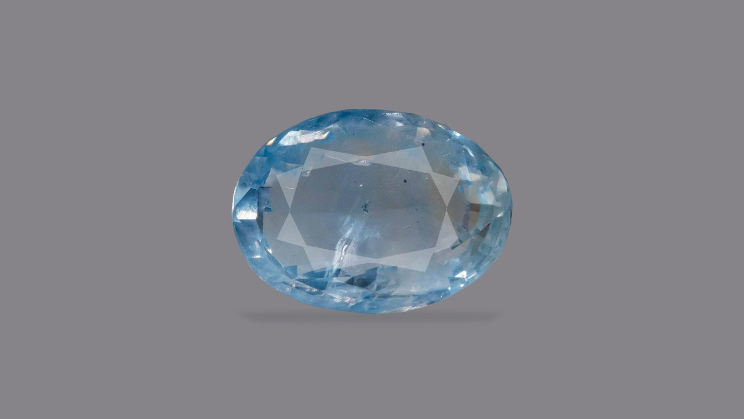 Natural Blue Sapphire (Neelam) 6.98 Carats