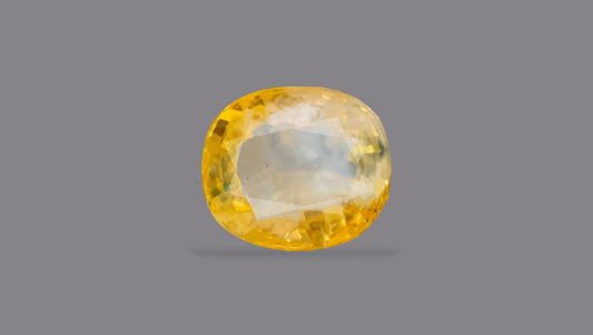 Natural Yellow Sapphire (Pukhraj) 6.08 Carats
