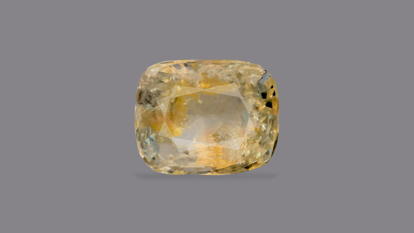 Natural Yellow Sapphire (Pukhraj) 5.03 Carats