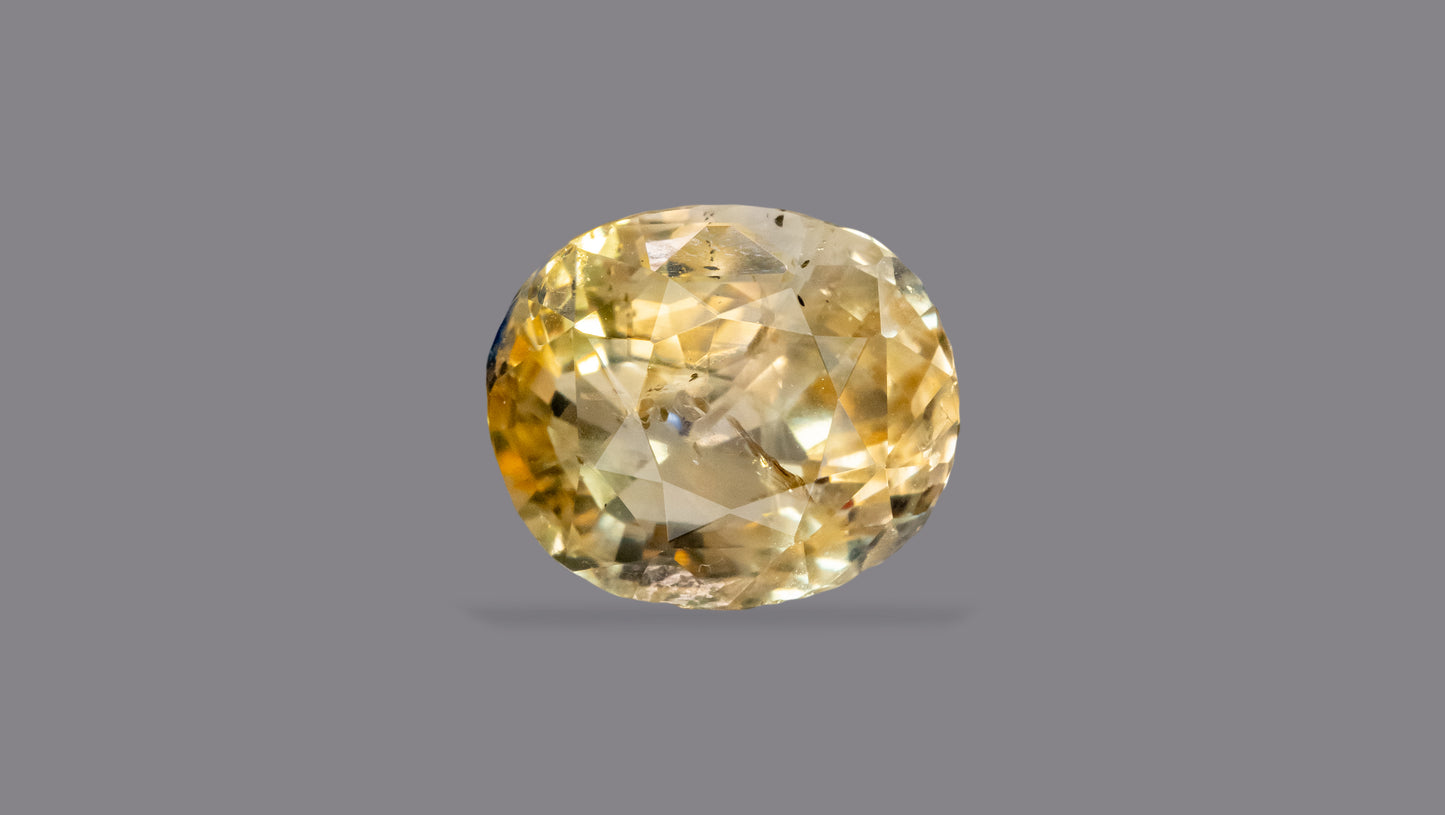 Natural Yellow Sapphire (Pukhraj) 4.23 Carats