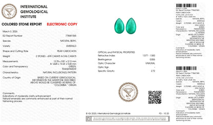 Natural Columbian Emerald (Panna) 10.95 Carats