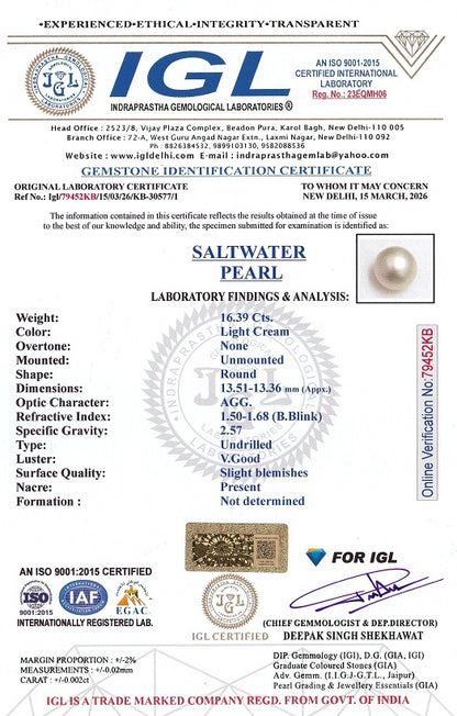 South Sea Pearl 16.37 Carats