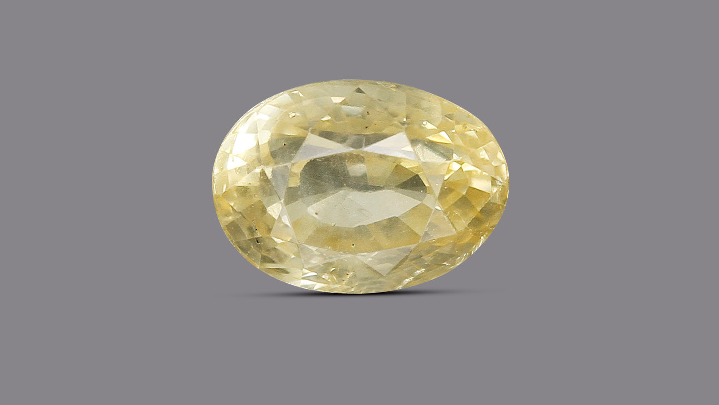 Natural Yellow Sapphire (Pukhraj) 4.80 Carats