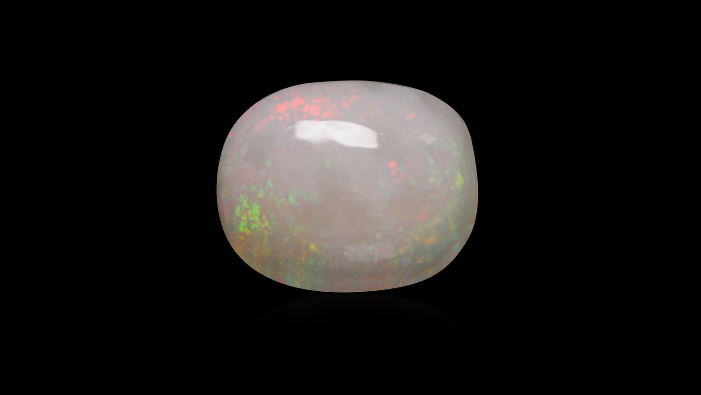 Natural Australian White Fire Opal 6.08 Carats
