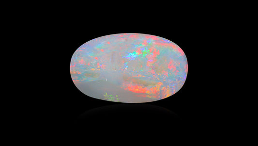 Natural Australian White Fire Opal 4.45 Carats