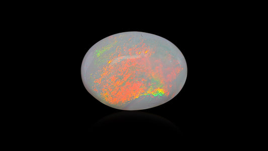 Natural Australian White Fire Opal 4.71 Carats