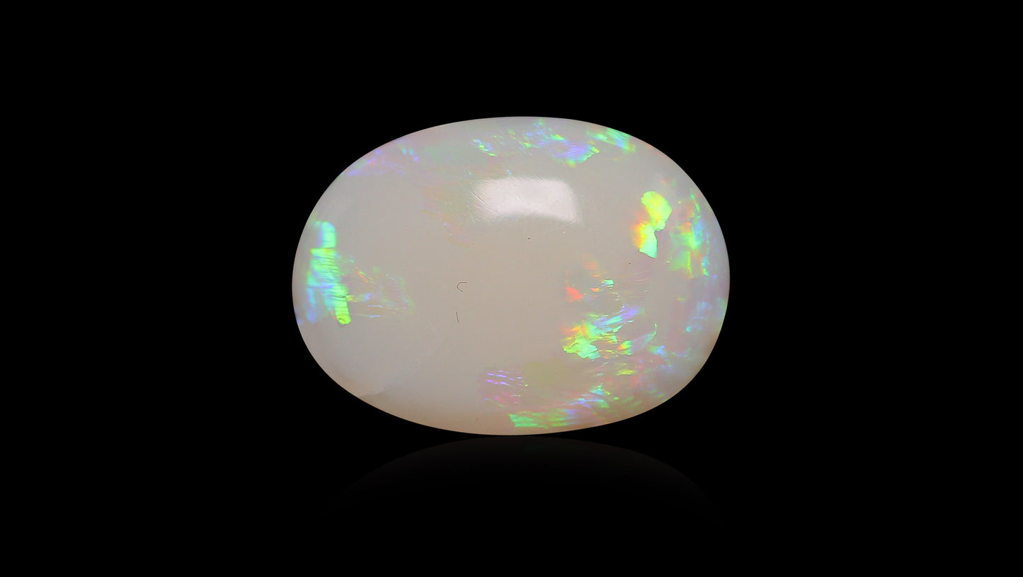Natural Australian White Fire Opal 5.64 Carats