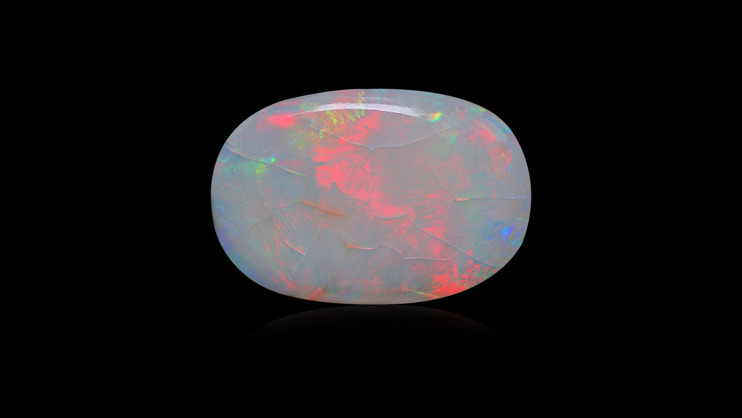 Natural Australian White Fire Opal 5.25 Carats