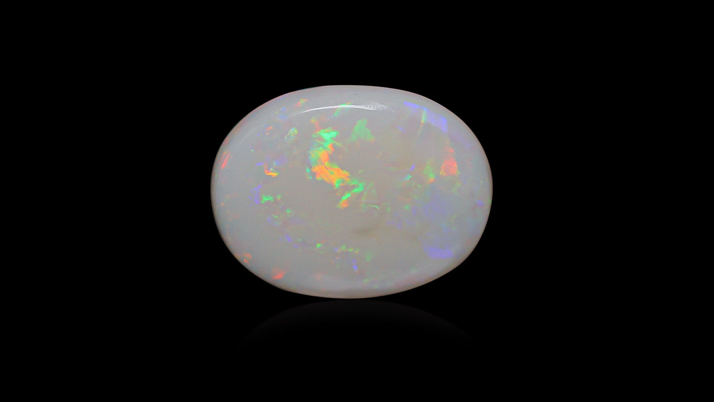 Natural Australian White Fire Opal 5.21 Carats