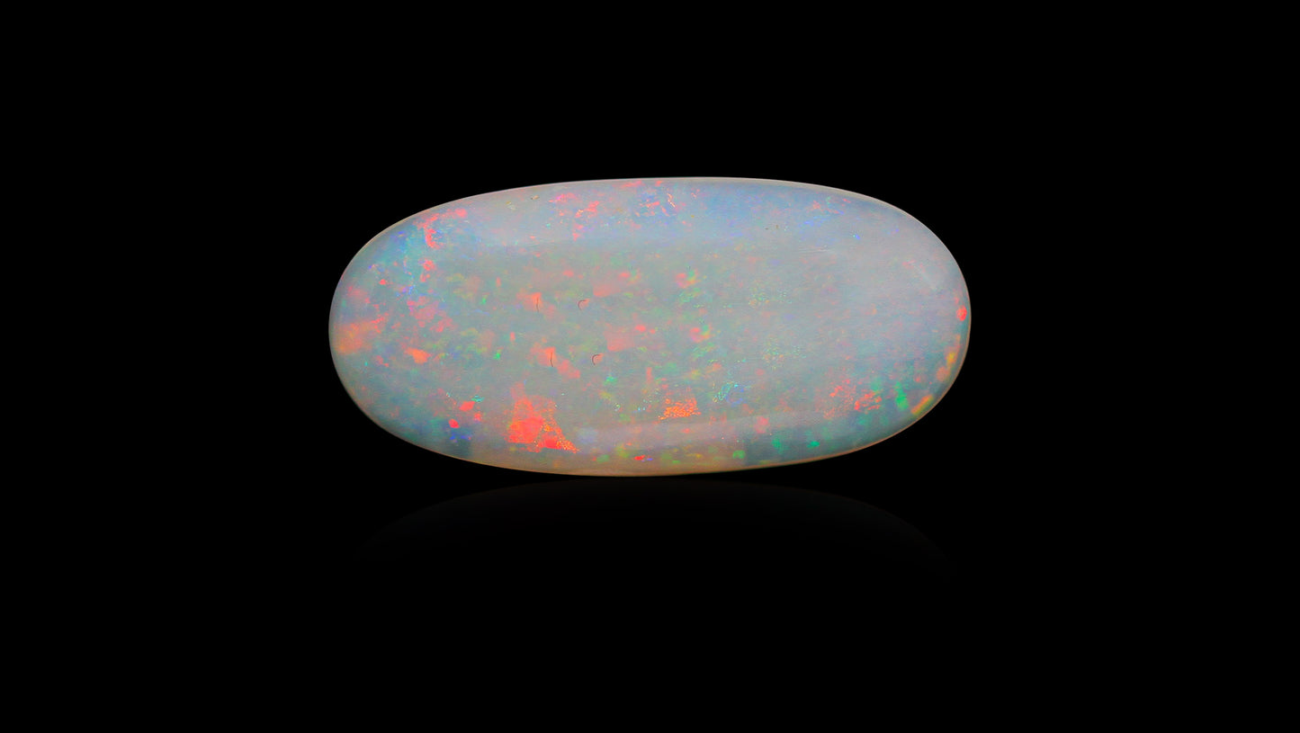 Natural Australian White Fire Opal 6.04 Carats
