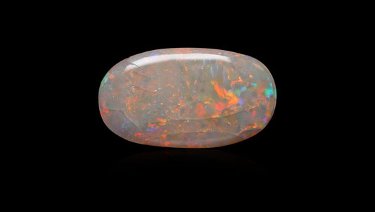 Natural Australian White Fire Opal 3.82 Carats