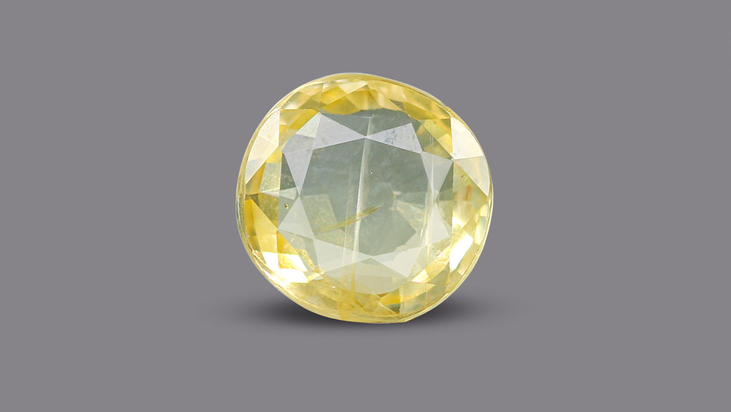 Natural Yellow Sapphire (Pukhraj) 6.11 Carats
