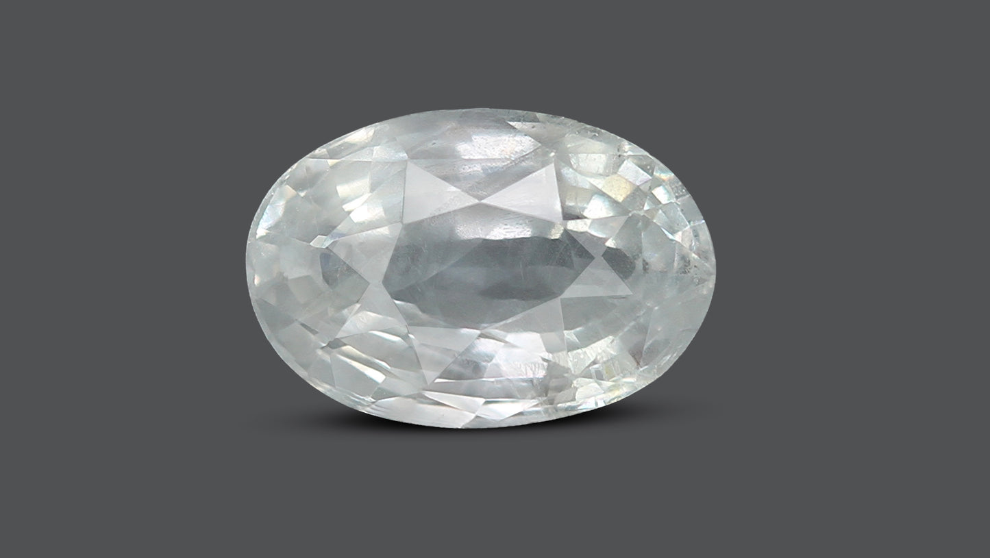 Natural White Sapphire 5.20 Carats