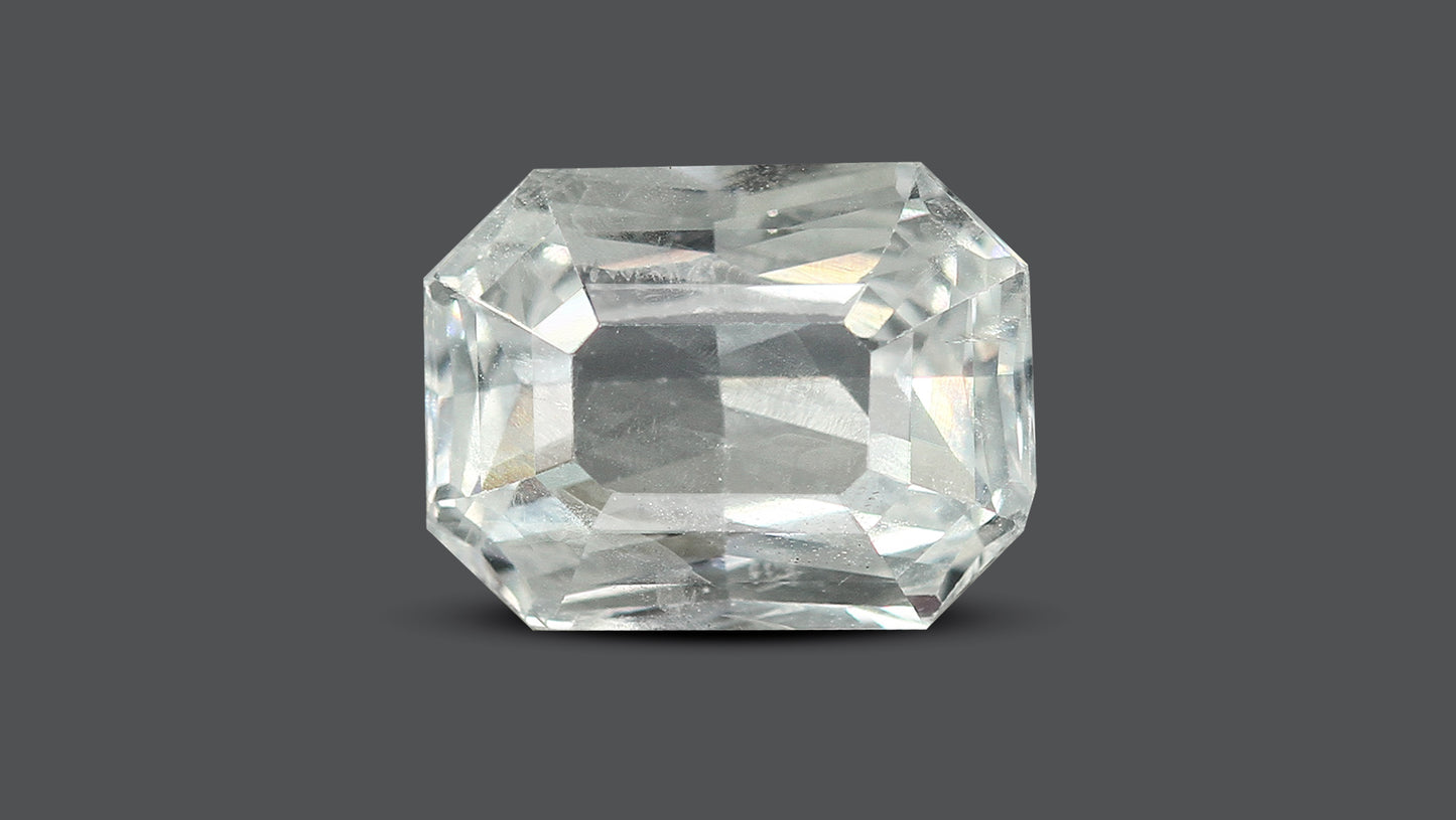 Natural White Sapphire 8.67 Carats