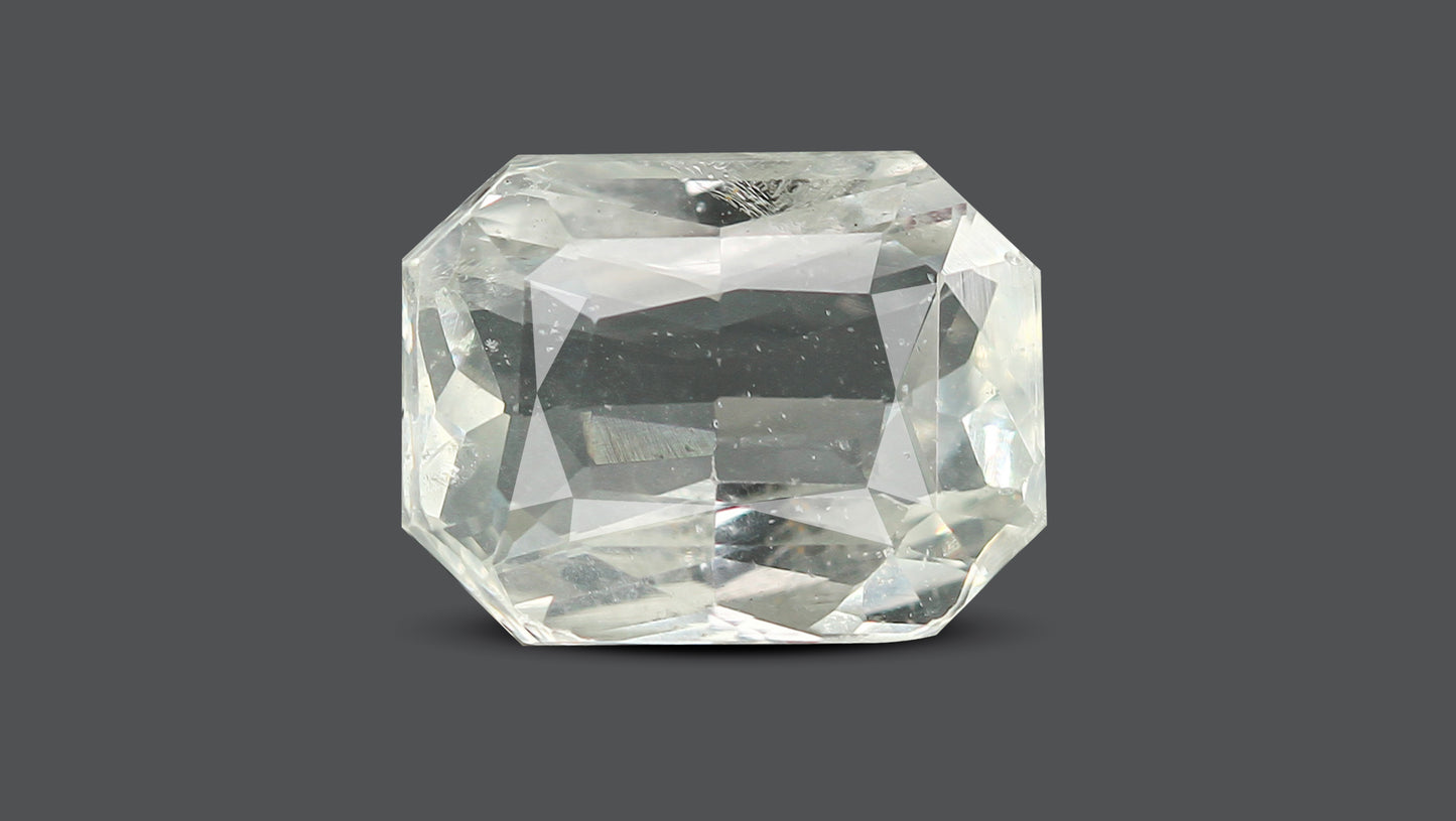 Natural White Sapphire 6.95 Carats