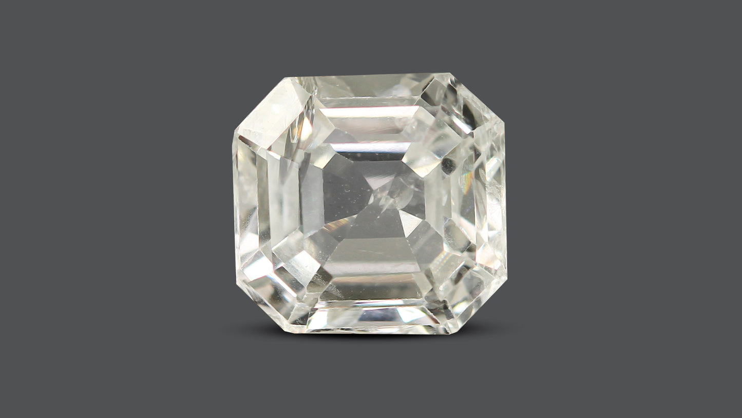 Natural White Sapphire 8.16 Carats