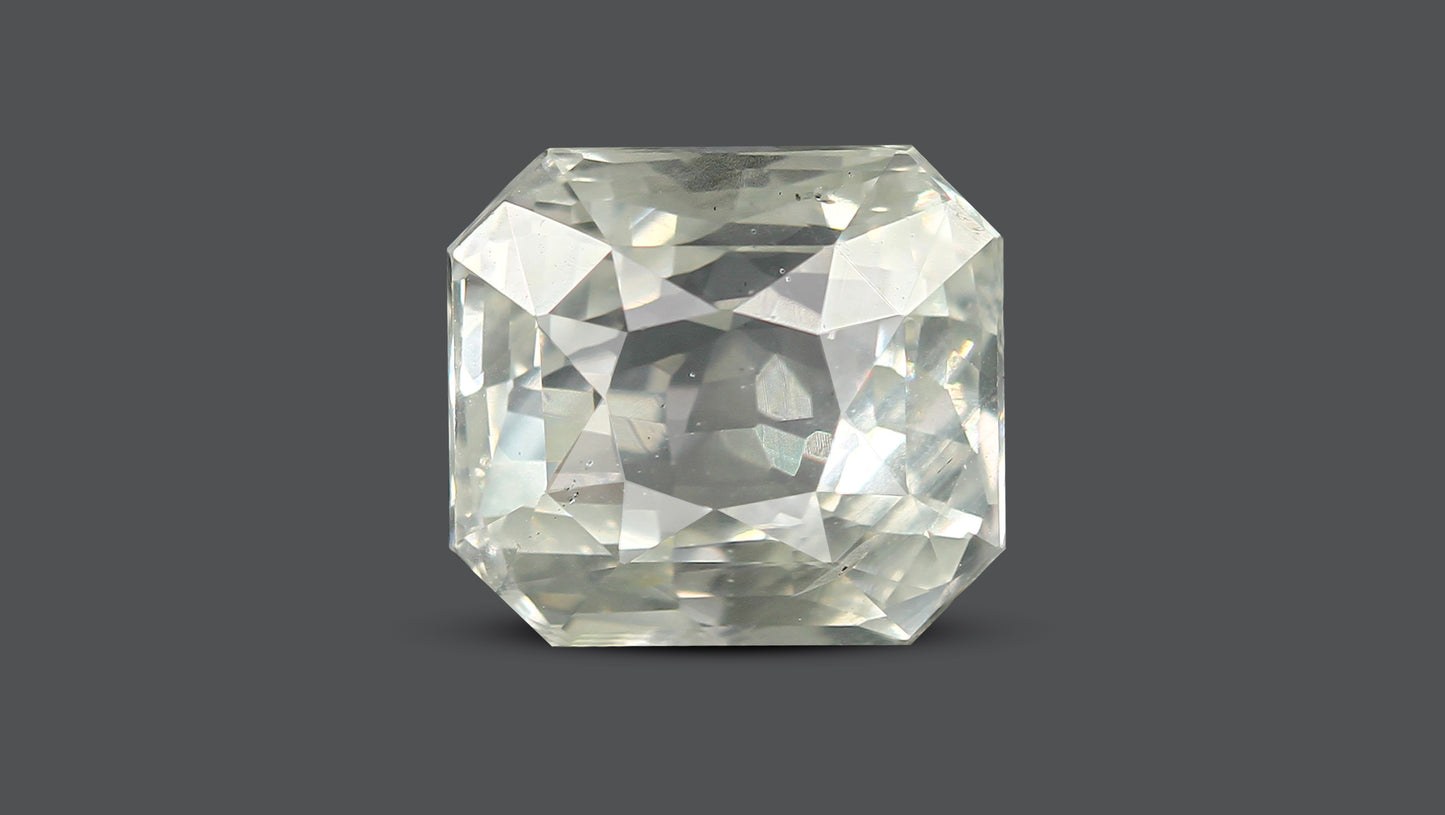 Natural White Sapphire 8.03 Carats