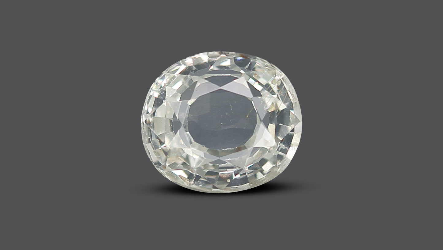 Natural White Sapphire 1.84 Carats
