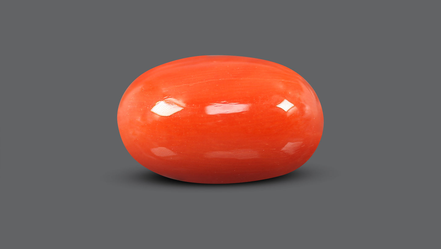 Natural Italian Red Coral (Moonga) 12.56 Carats