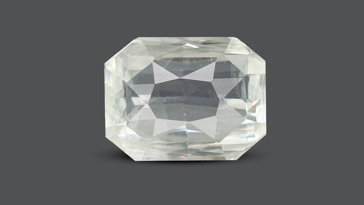 Natural White Sapphire 7.85 Carats