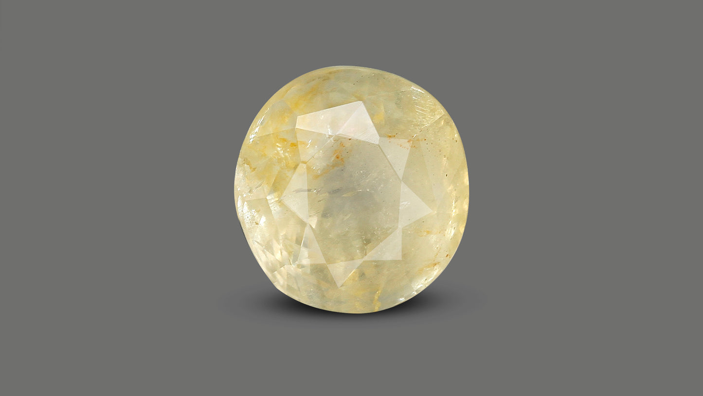 Natural Yellow Sapphire (Pukhraj) 7.44 Carats