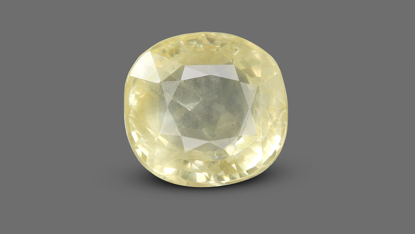 Natural Yellow Sapphire (Pukhraj) 7.24 Carats