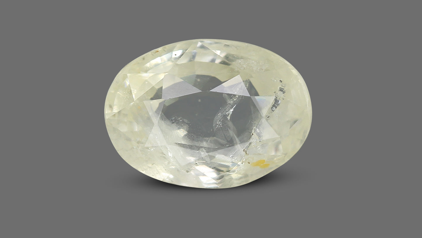 Natural Yellow Sapphire (Pukhraj) 6.02 Carats