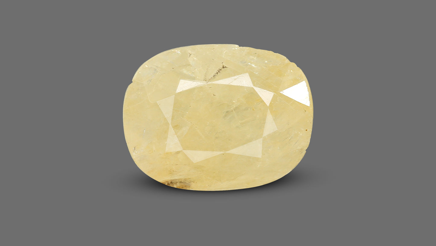 Natural Yellow Sapphire (Pukhraj) 6.64 Carats