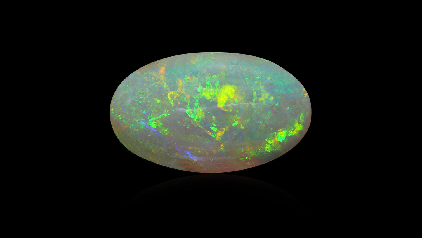 Natural Australian White Fire Opal 5.35 Carats