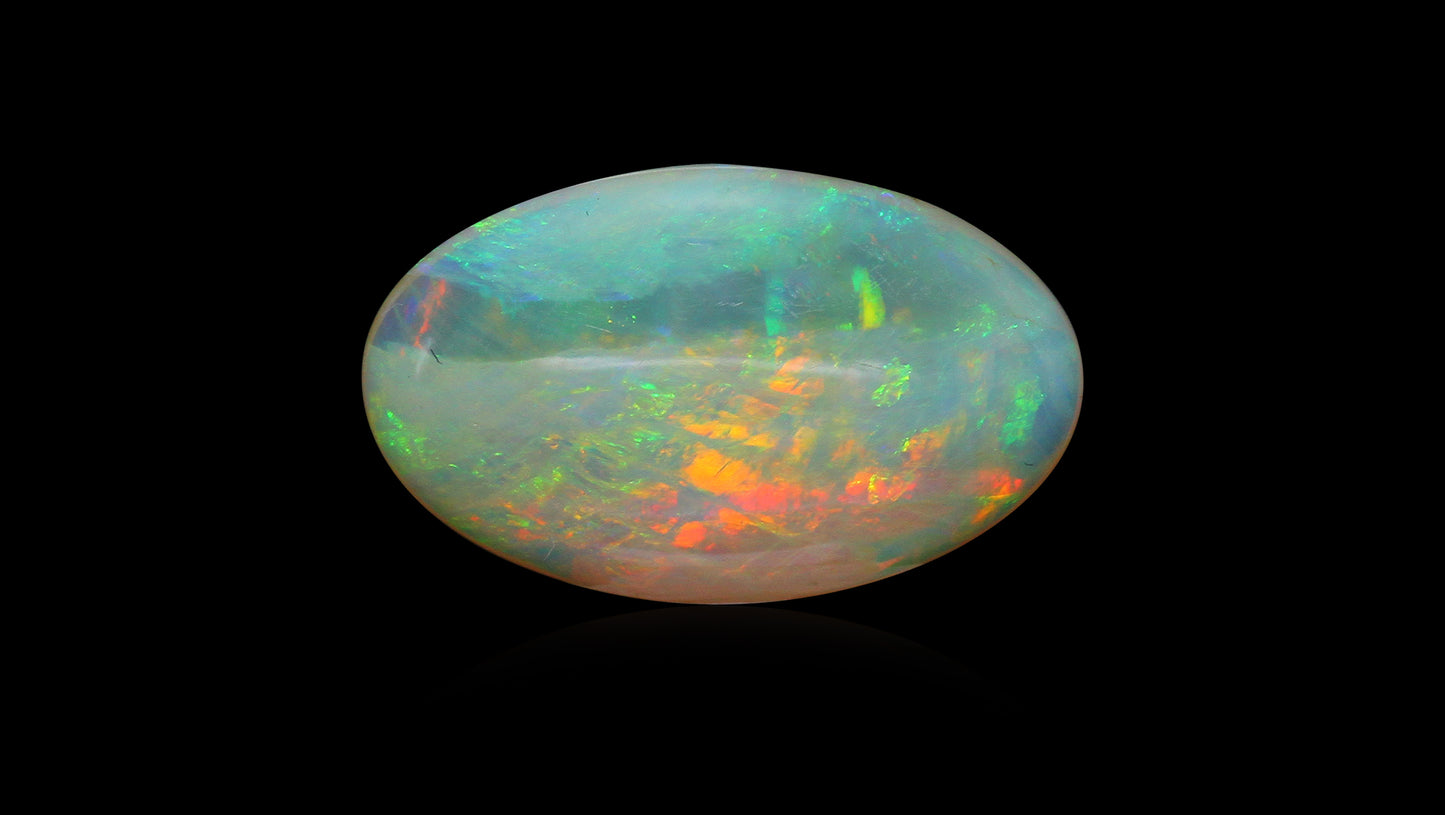 Natural Australian White Fire Opal 7.16 Carats