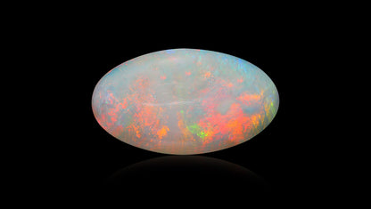 Natural Australian White Fire Opal 6.24 Carats