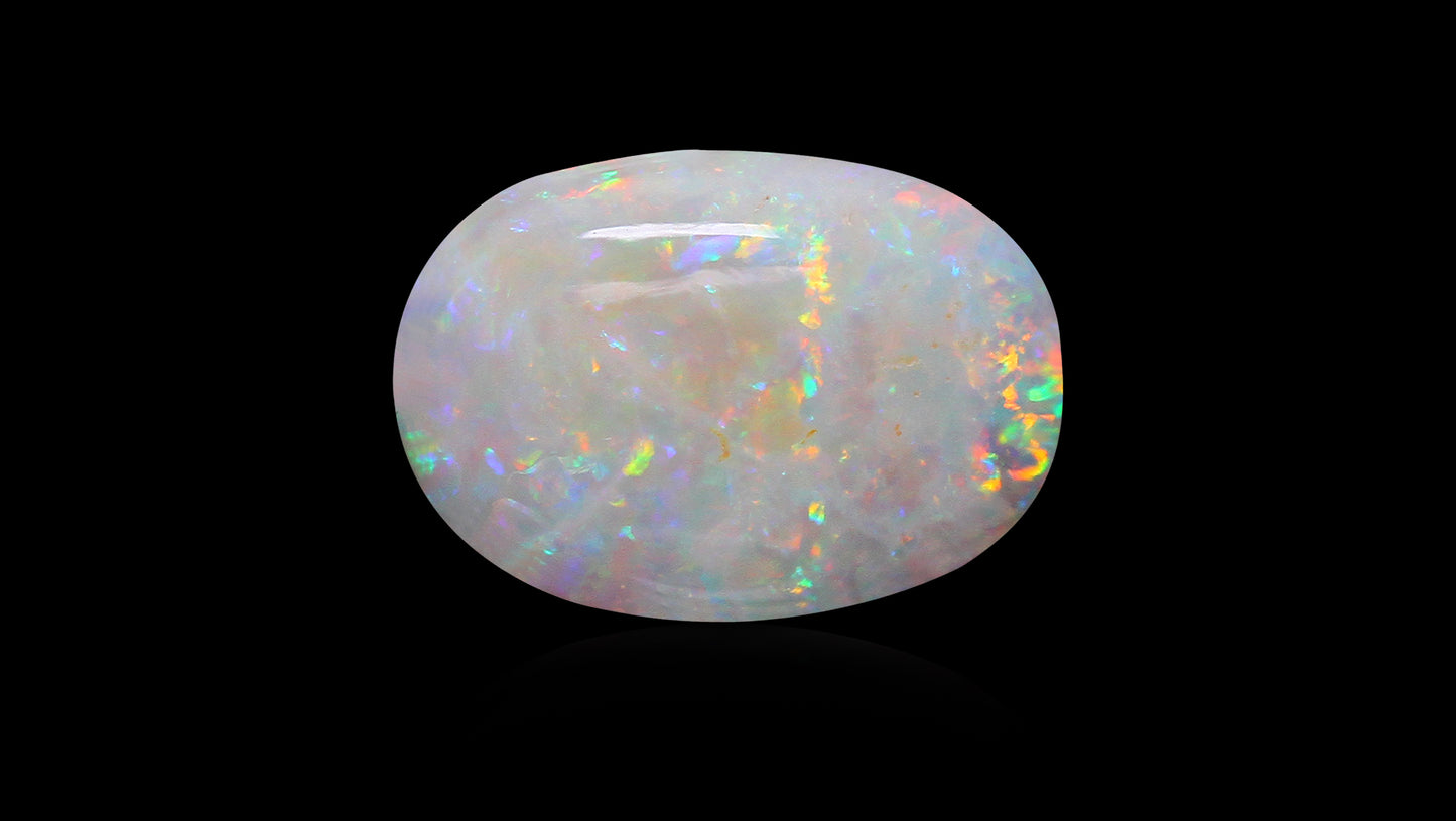 Natural Australian White Fire Opal 6.02 Carats