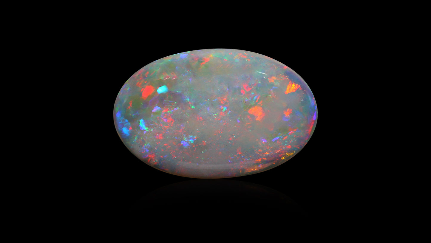 Natural Australian White Fire Opal 6.76 Carats