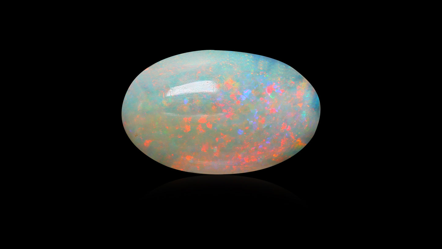Natural Australian White Fire Opal 5.79 Carats