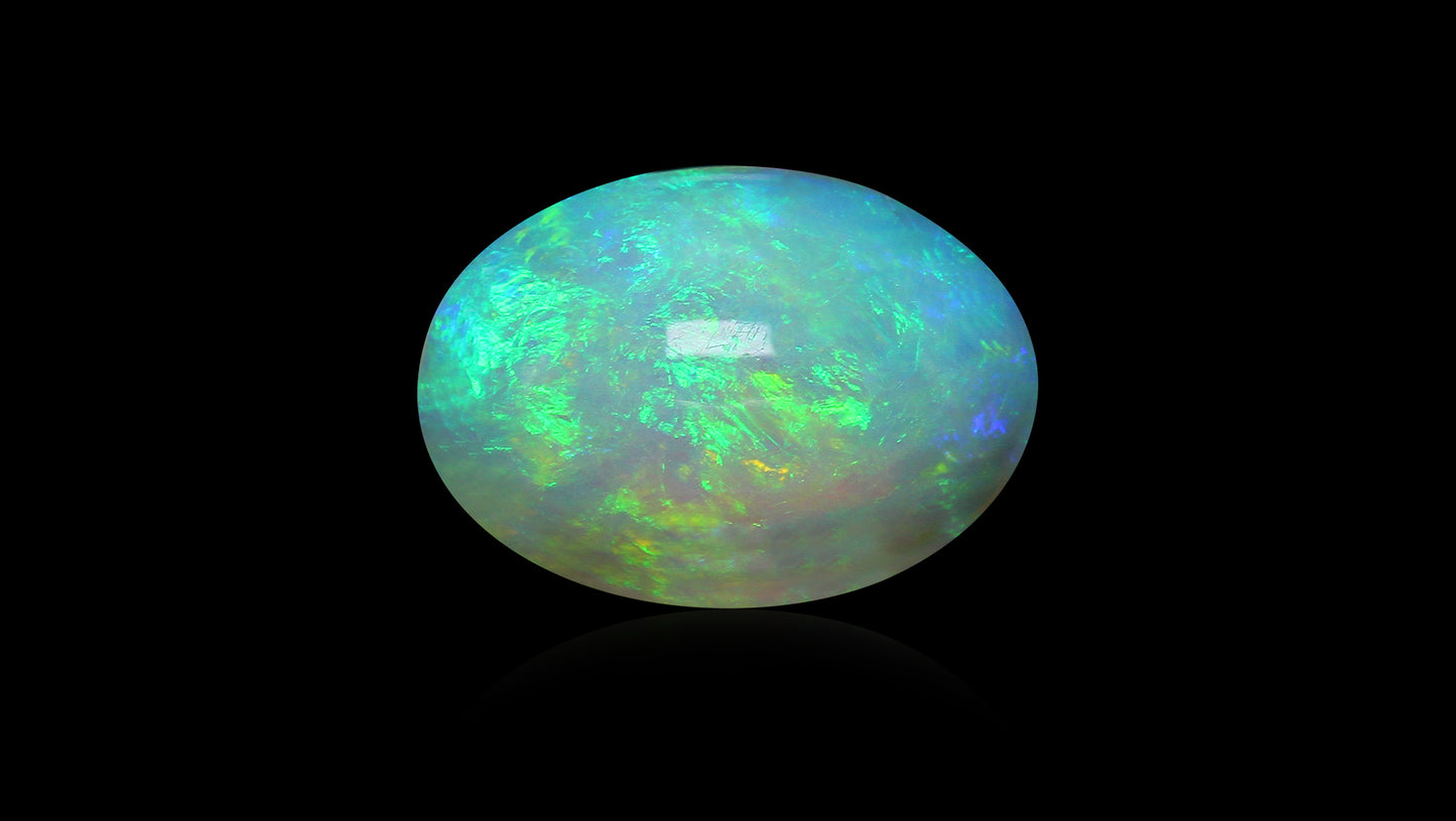 Natural Australian White Fire Opal 8.89 Carats