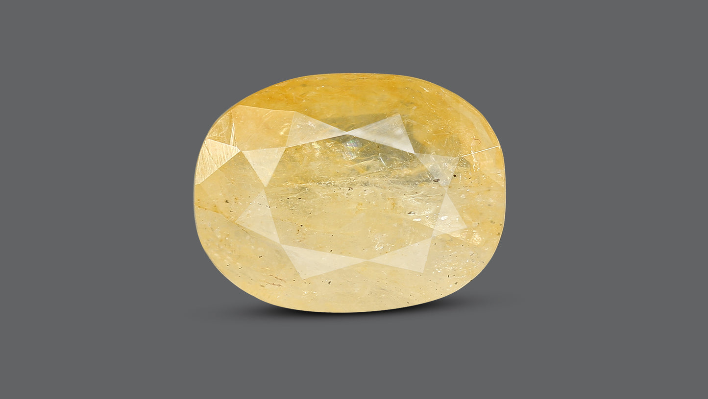 Natural Yellow Sapphire (Pukhraj) 8.34 Carats