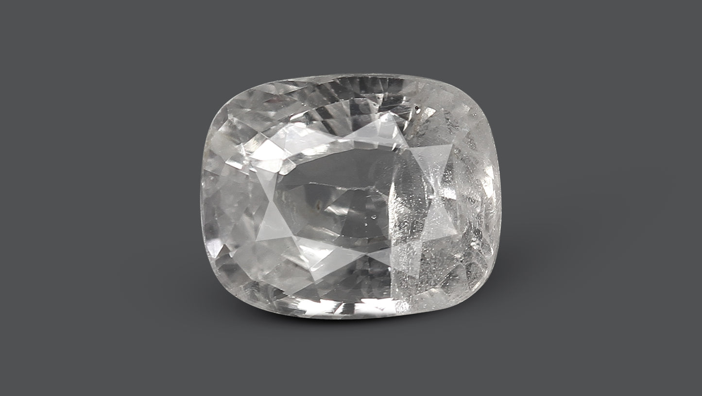 Natural White Sapphire 5.23 Carats